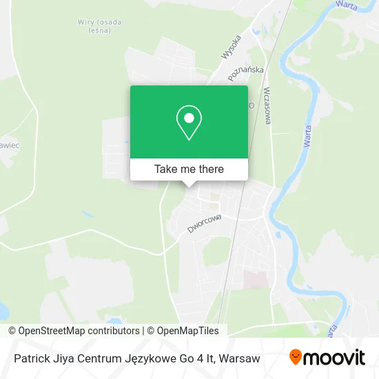 Карта Patrick Jiya Centrum Językowe Go 4 It