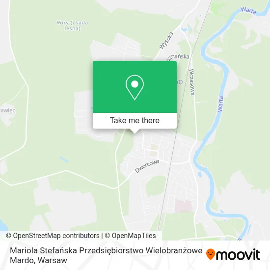 Mariola Stefańska Przedsiębiorstwo Wielobranżowe Mardo map