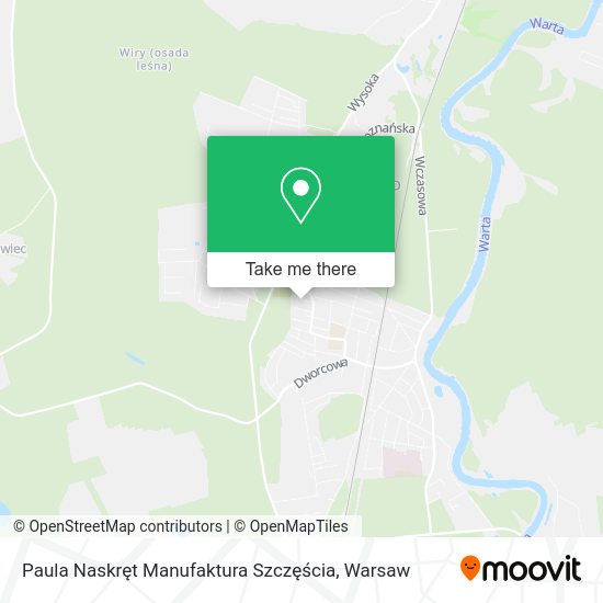 Paula Naskręt Manufaktura Szczęścia map