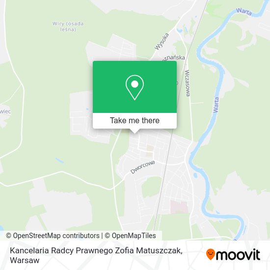 Kancelaria Radcy Prawnego Zofia Matuszczak map