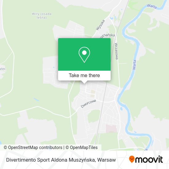 Divertimento Sport Aldona Muszyńska map