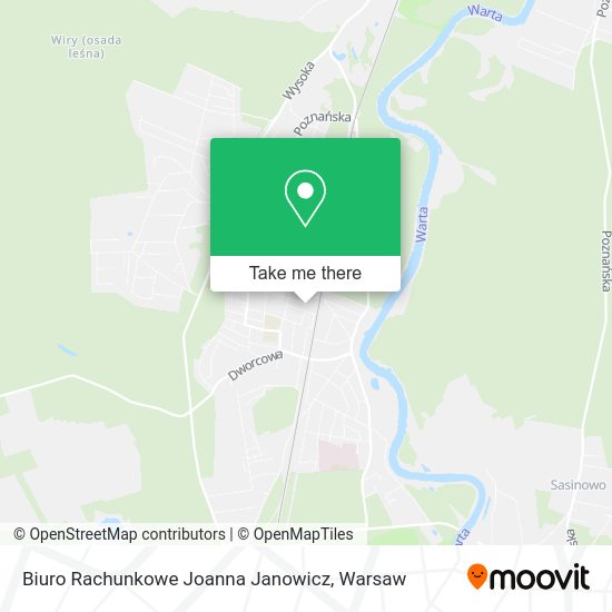 Biuro Rachunkowe Joanna Janowicz map