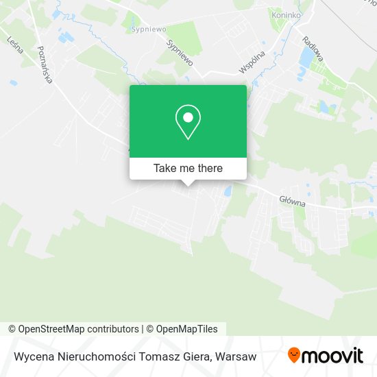 Wycena Nieruchomości Tomasz Giera map