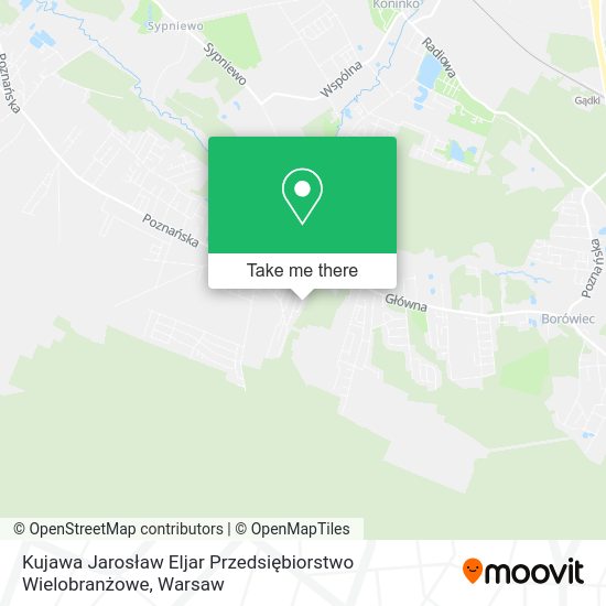 Kujawa Jarosław Eljar Przedsiębiorstwo Wielobranżowe map