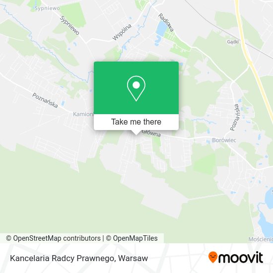 Kancelaria Radcy Prawnego map