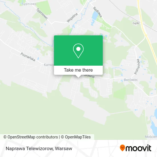 Карта Naprawa Telewizorow