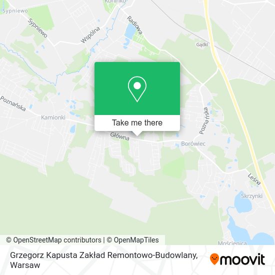 Grzegorz Kapusta Zakład Remontowo-Budowlany map