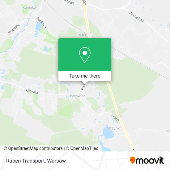 Карта Raben Transport