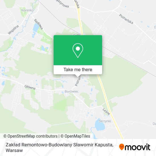 Zakład Remontowo-Budowlany Sławomir Kapusta map