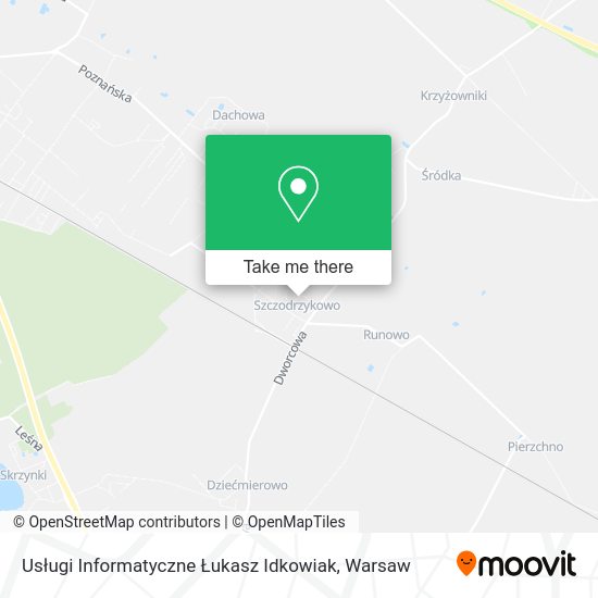 Usługi Informatyczne Łukasz Idkowiak map