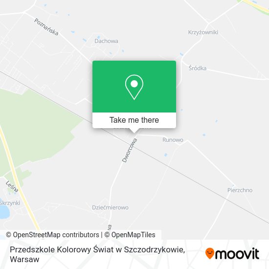 Przedszkole Kolorowy Świat w Szczodrzykowie map