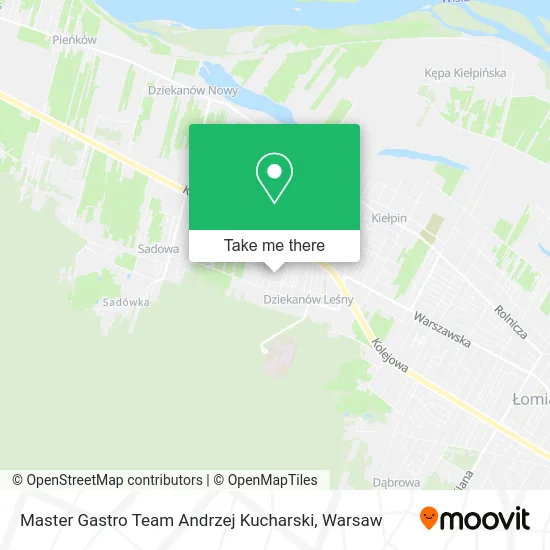 Master Gastro Team Andrzej Kucharski map