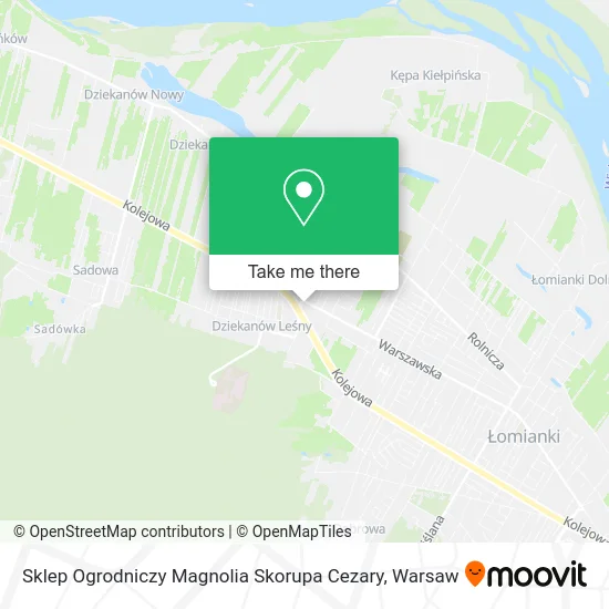 Sklep Ogrodniczy Magnolia Skorupa Cezary map