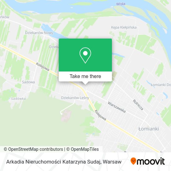 Arkadia Nieruchomości Katarzyna Sudaj map