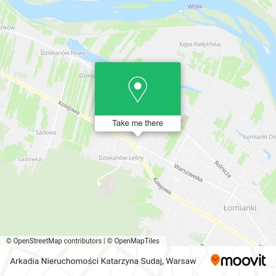 Arkadia Nieruchomości Katarzyna Sudaj map