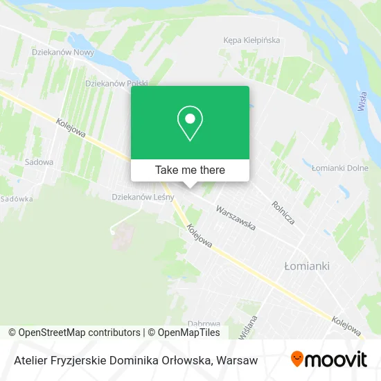 Карта Atelier Fryzjerskie Dominika Orłowska
