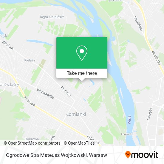 Ogrodowe Spa Mateusz Wojtkowski map