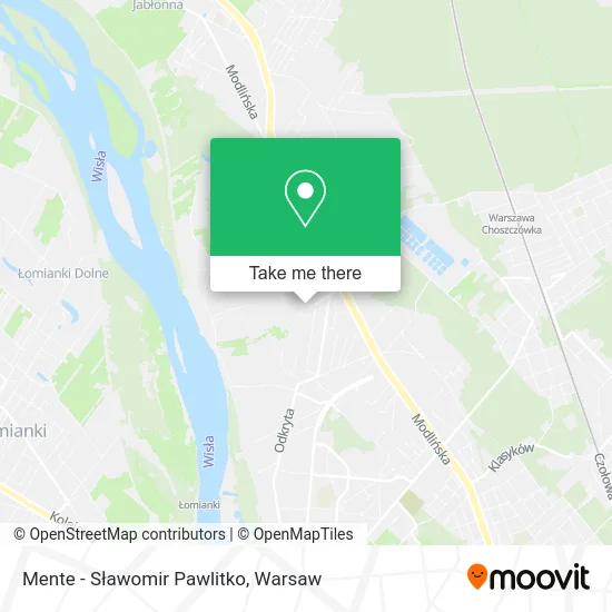 Mente - Sławomir Pawlitko map