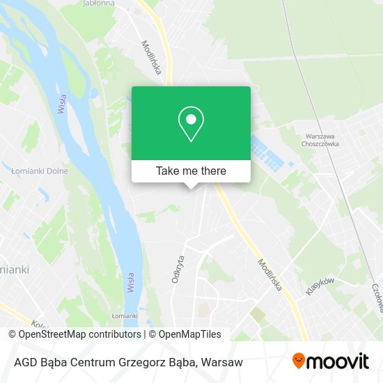 AGD Bąba Centrum Grzegorz Bąba map