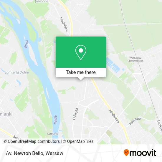 Av. Newton Bello map