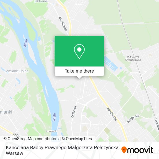 Kancelaria Radcy Prawnego Małgorzata Pełszyńska map