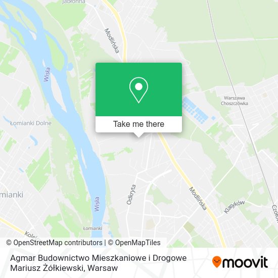 Agmar Budownictwo Mieszkaniowe i Drogowe Mariusz Żółkiewski map