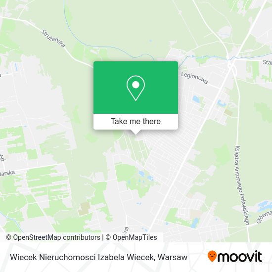 Wiecek Nieruchomosci Izabela Wiecek map