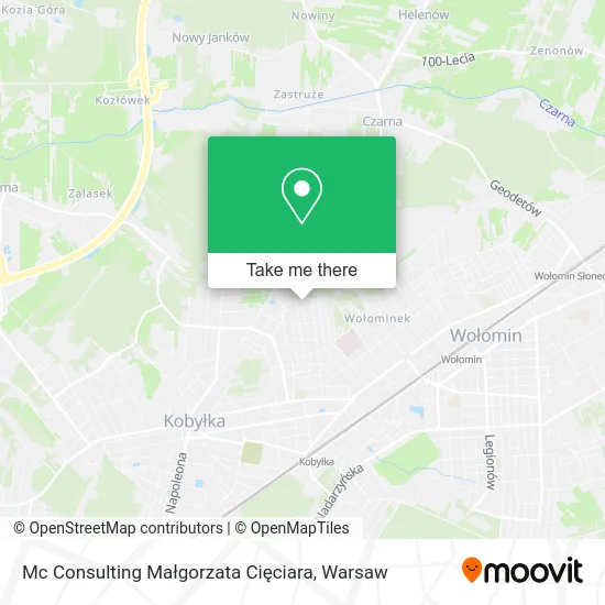 Mc Consulting Małgorzata Cięciara map