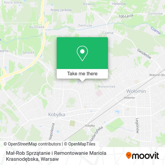 Mał-Rob Sprzątanie i Remontowanie Mariola Krasnodębska map