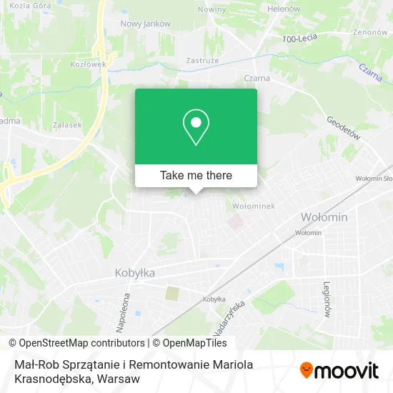 Карта Mał-Rob Sprzątanie i Remontowanie Mariola Krasnodębska
