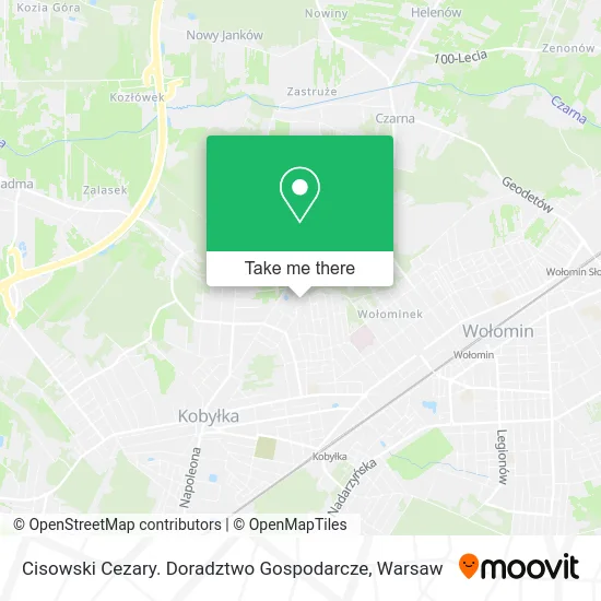 Карта Cisowski Cezary. Doradztwo Gospodarcze