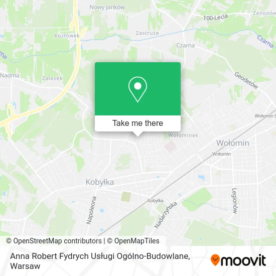 Карта Anna Robert Fydrych Usługi Ogólno-Budowlane