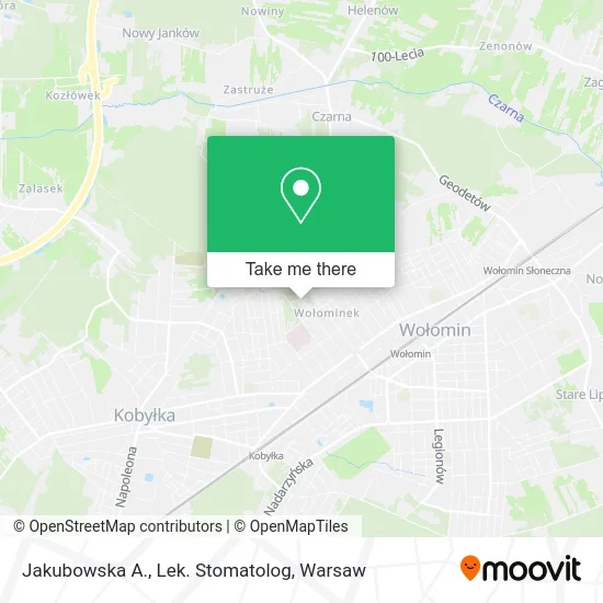 Jakubowska A., Lek. Stomatolog map