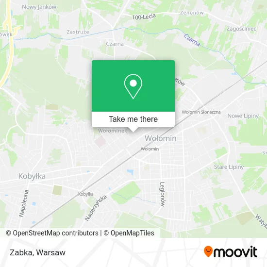 Zabka map