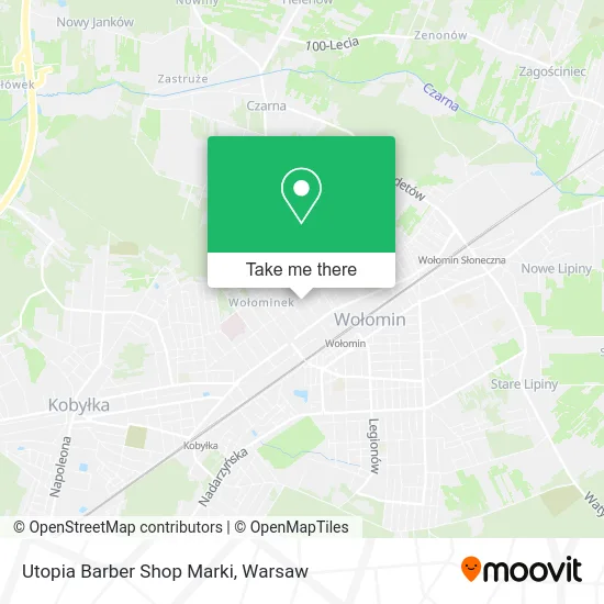 Utopia Barber Shop Marki map