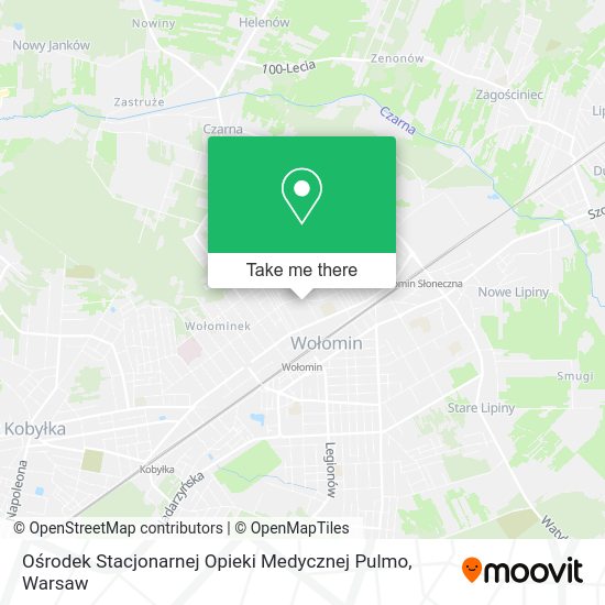 Ośrodek Stacjonarnej Opieki Medycznej Pulmo map