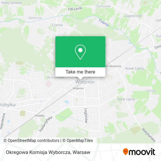 Okregowa Komisja Wyborcza map