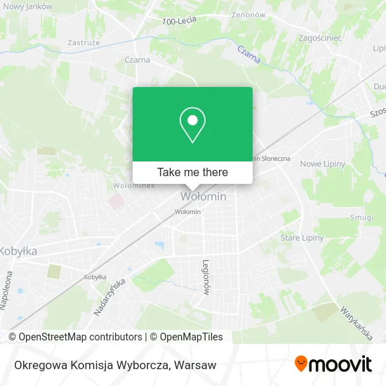 Okregowa Komisja Wyborcza map
