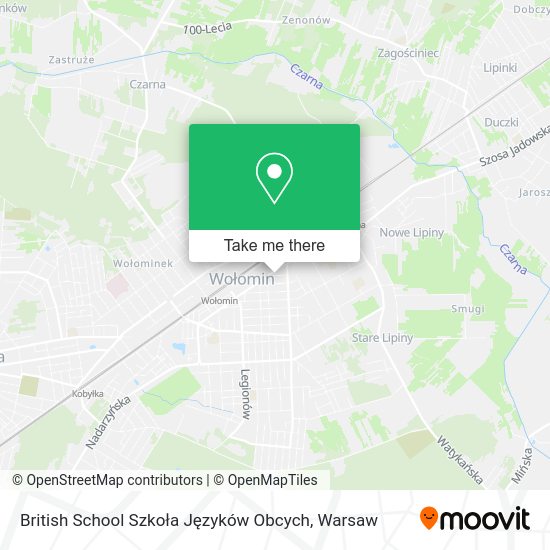 British School Szkoła Języków Obcych map