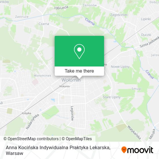 Anna Kocińska Indywidualna Praktyka Lekarska map