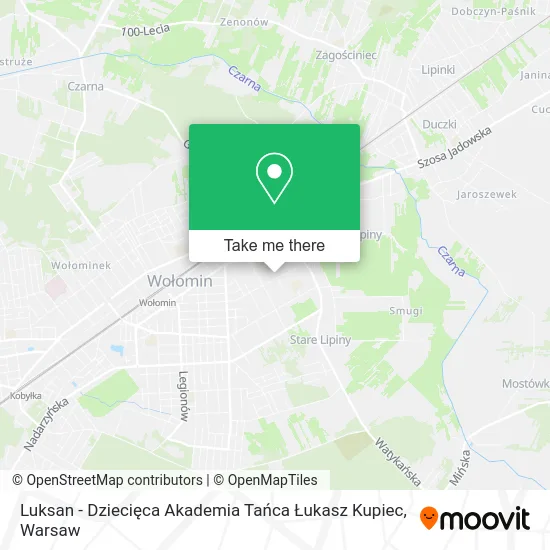 Luksan - Dziecięca Akademia Tańca Łukasz Kupiec map