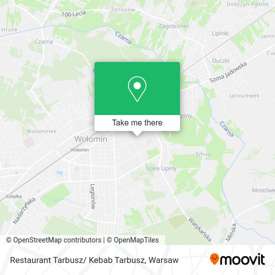 Restaurant Tarbusz/ Kebab Tarbusz map