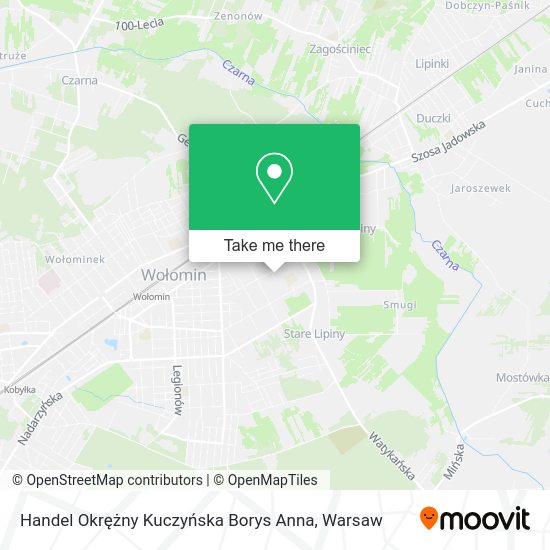 Handel Okrężny Kuczyńska Borys Anna map