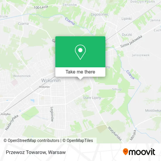 Przewoz Towarow map