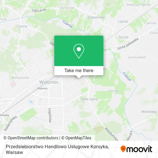 Przedsiebiorstwo Handlowo Uslugowe Korsyka map