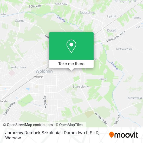 Jarosław Dembek Szkolenia i Doradztwo It S i D map