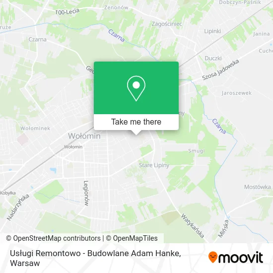 Карта Usługi Remontowo - Budowlane Adam Hanke
