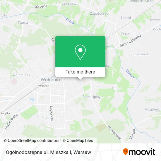 Ogólnodostępna ul. Mieszka I map