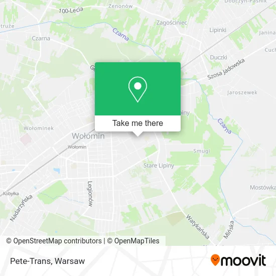 Pete-Trans map