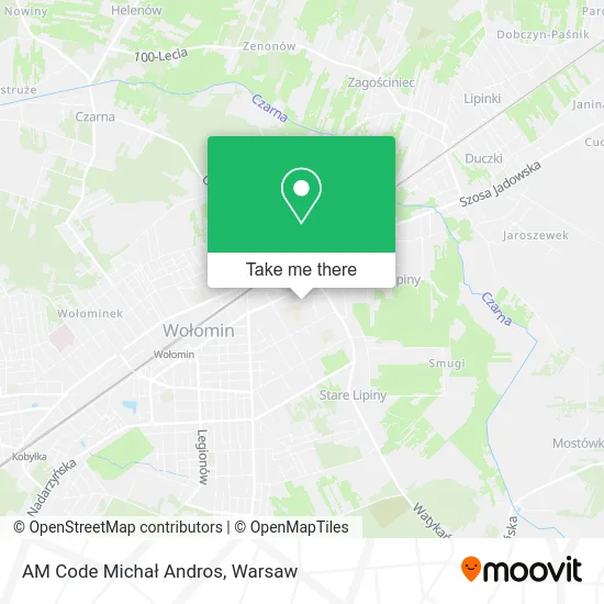 AM Code Michał Andros map